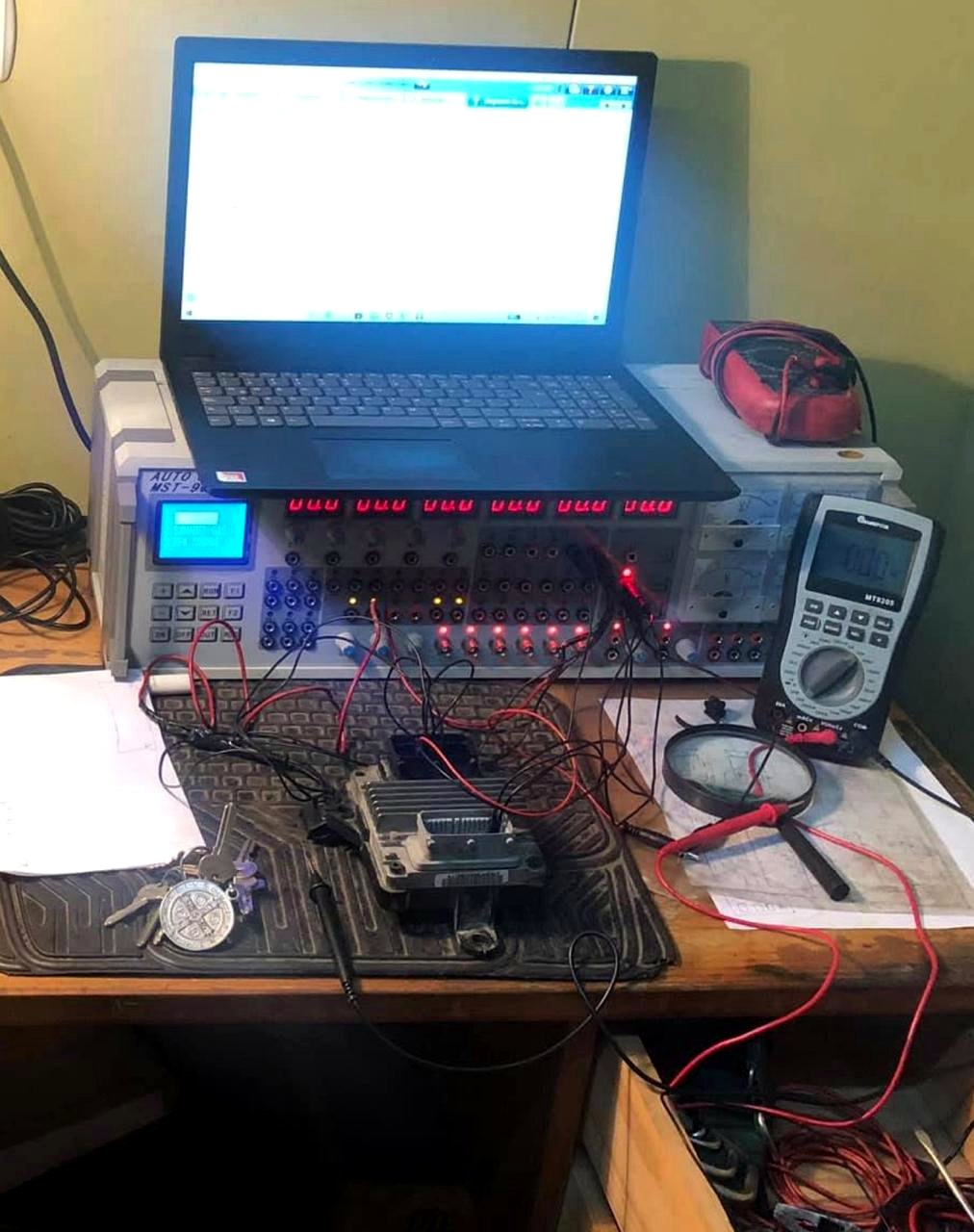Banco de prueba de modulos automotrices en Liserv